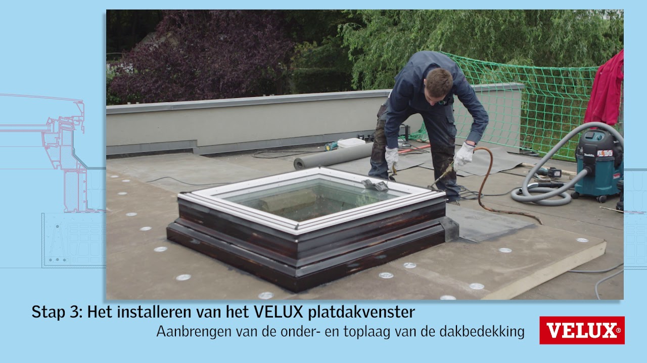 Makkelijk een oude koepel vervangen door een VELUX platdakvenster