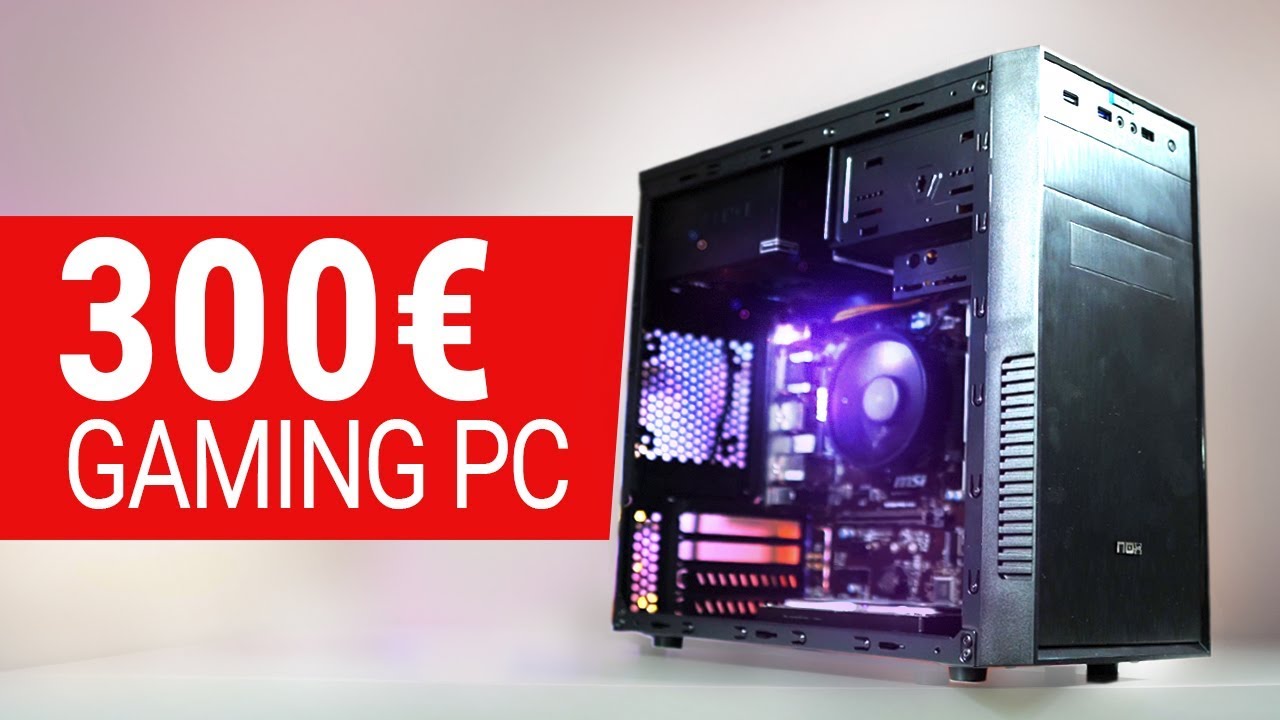 Der 300€ Euro GAMING PC 2018 im TEST! + Zusammenbau