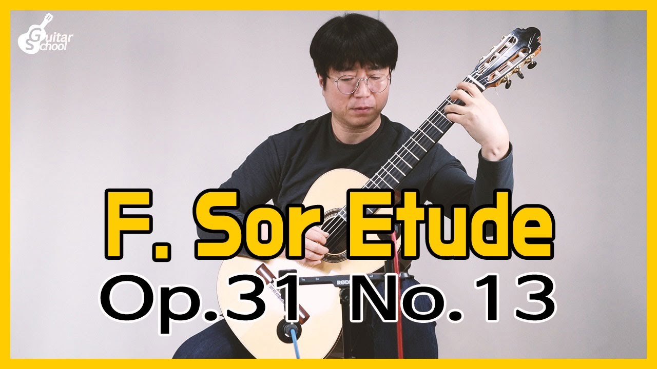 Fernando Sor etude op 31 no 13