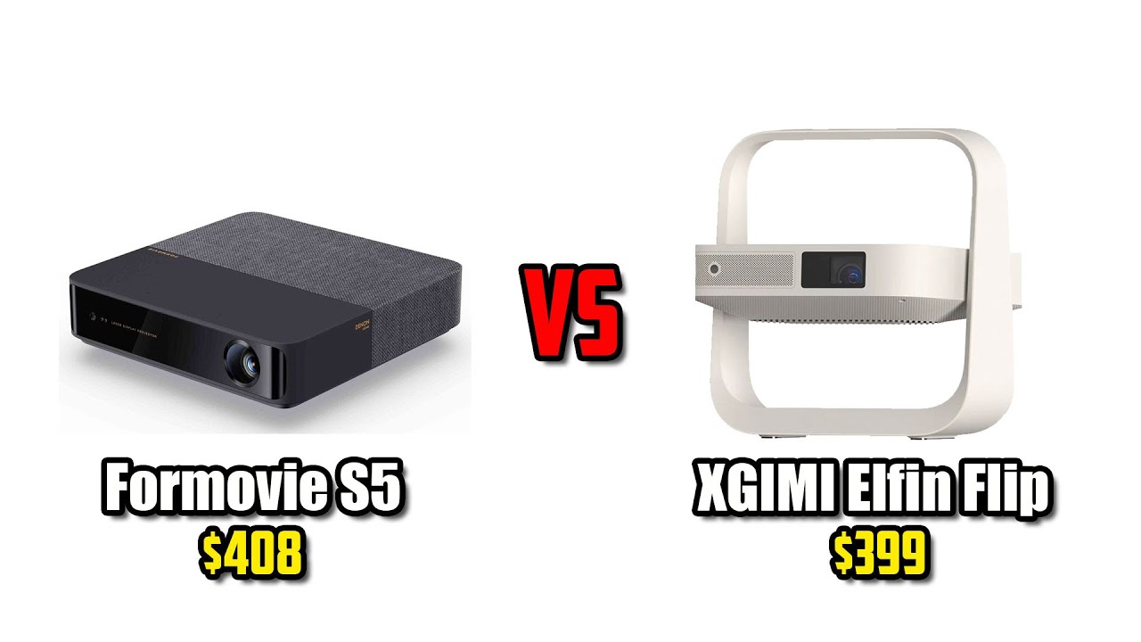Formovie S5 vs XGIMI Elfin Flip - In-Depth Comparison - Which Portable 1080p DLP Projector Better?