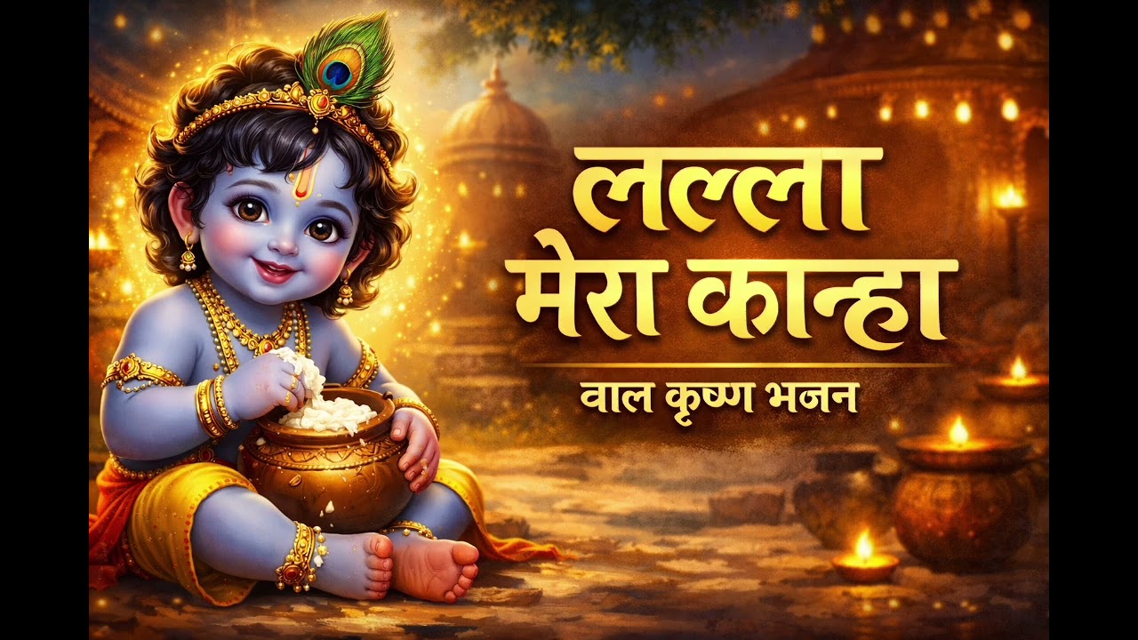 लल्ला मेरा कान्हा | Baal Krishna Bhajan | Makhan Chor Krishna Song | New Bhakti Song