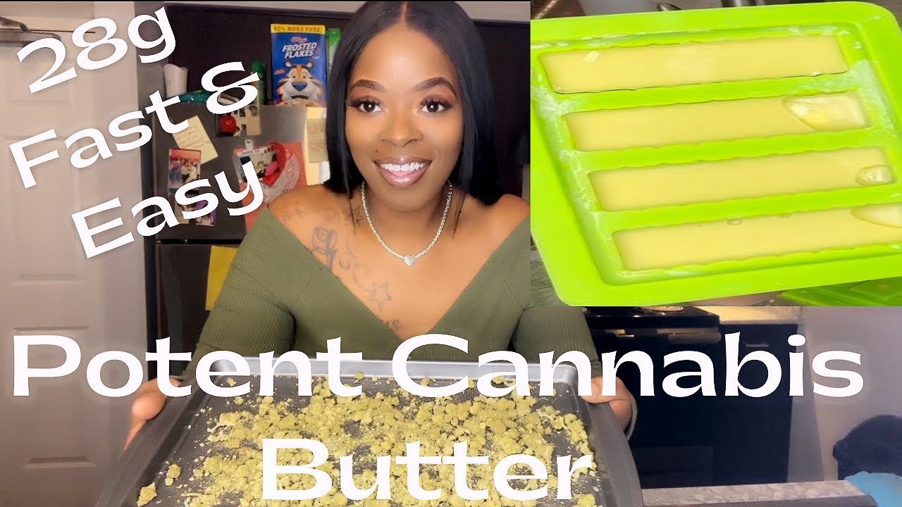 How To Make Potent Cannabutter| Weed Butter|  #cannabutter #weedbutter @themakingsoflee