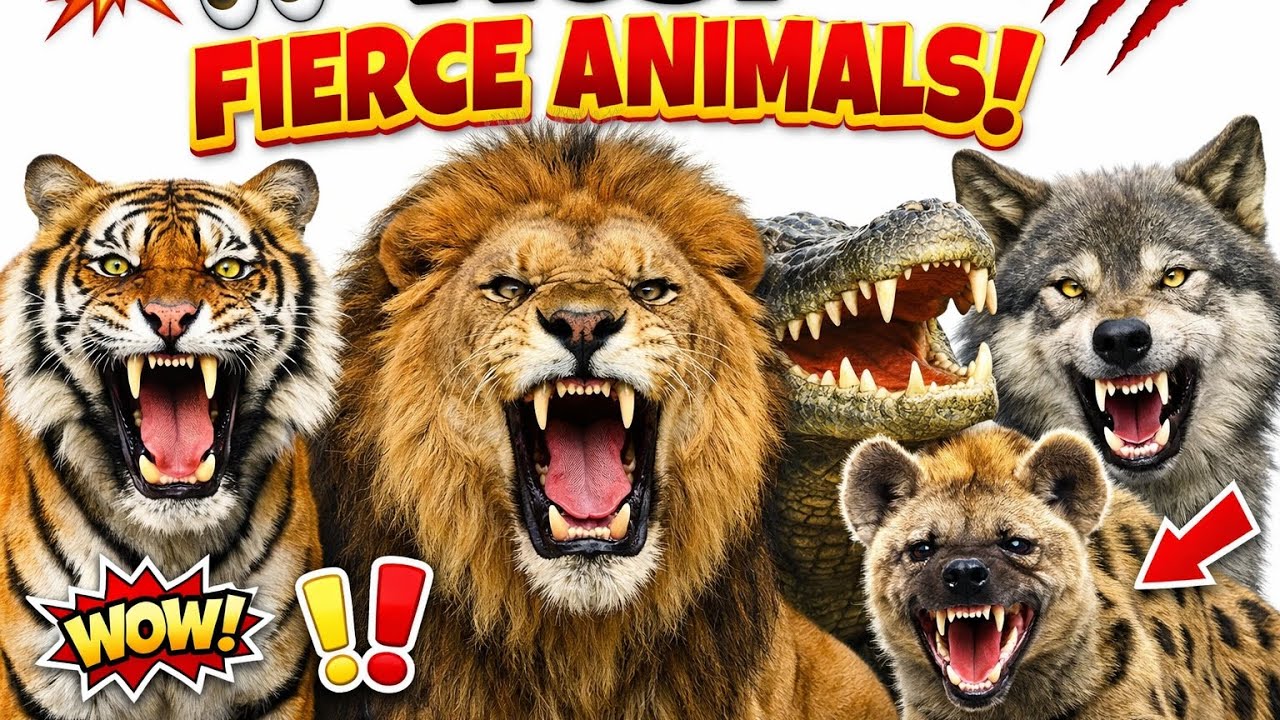  পৃথিবীর ১০টি সবচেয়ে হিংস্র প্রাণী 🦁 (Bangla + English)10 Most Fierce Animals on Earth