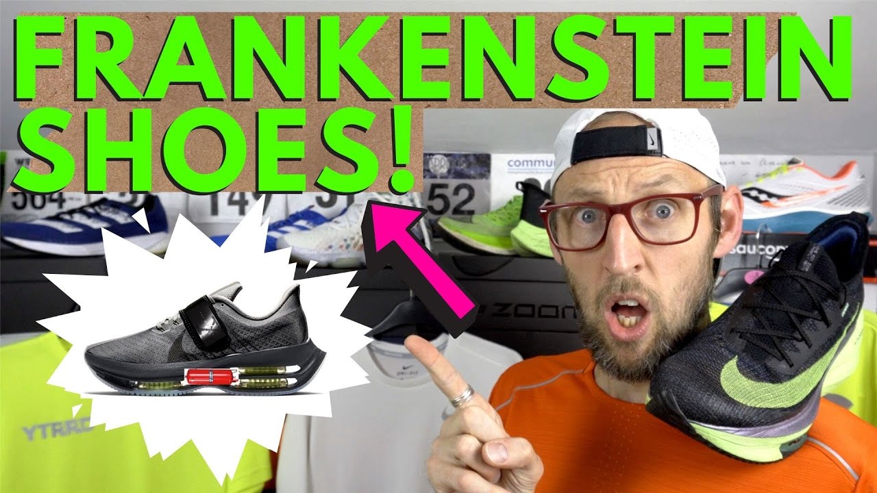 Frankenstein running shoes! My fantasy running shoe creations | NOT SERIOUS | Nike Alphafly | eddbud