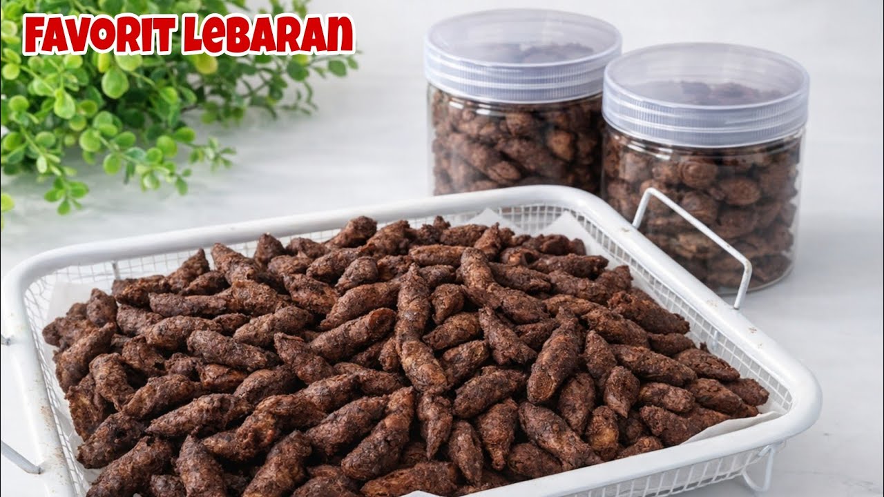 1 BUNGKUS LUMPIA DI SULAP JADI KUE LEBARAN 2026 TERSIMPEL RENYAH & NYOKLAT BANGET 