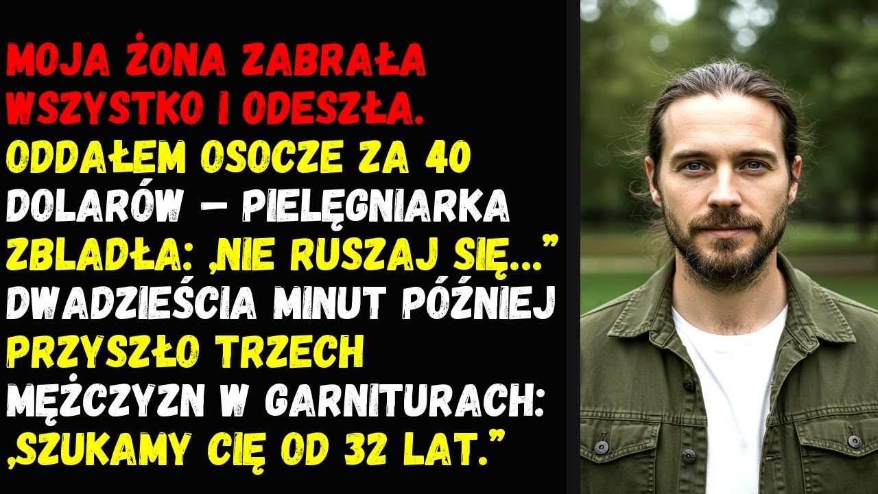 Moja żona zabrała wszystko i odeszła. Oddałem osocze za 40 dolarów – pielęgniarka zbladła