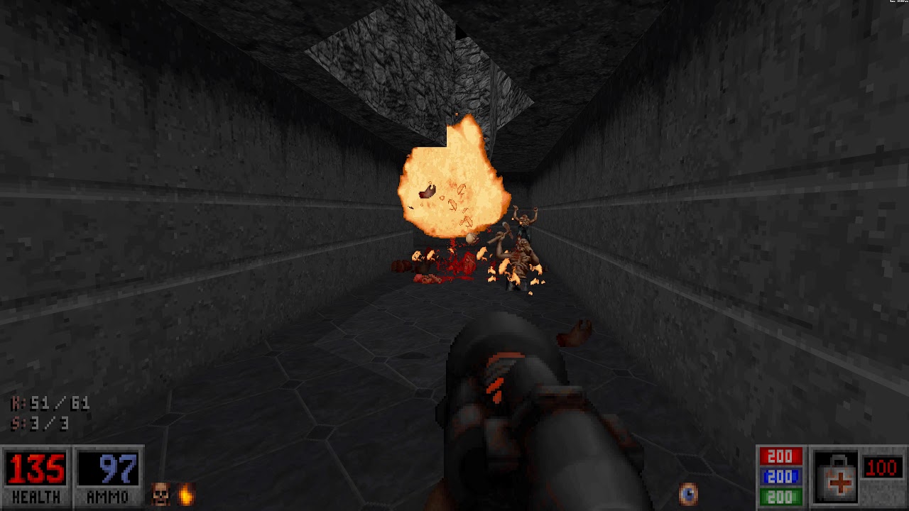 Blood: Cryptic Passage (BloodGDX) - E5M7 Mountain Pass - All Secrets - 2160p 4K