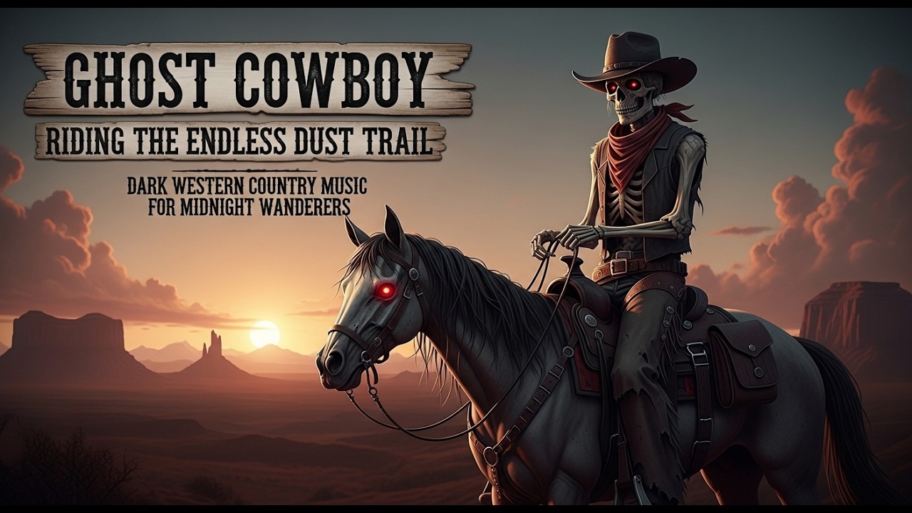 Ghost Cowboy Riding the Endless Dust Trail – Dark Western Country Music for Midnight Wanderers