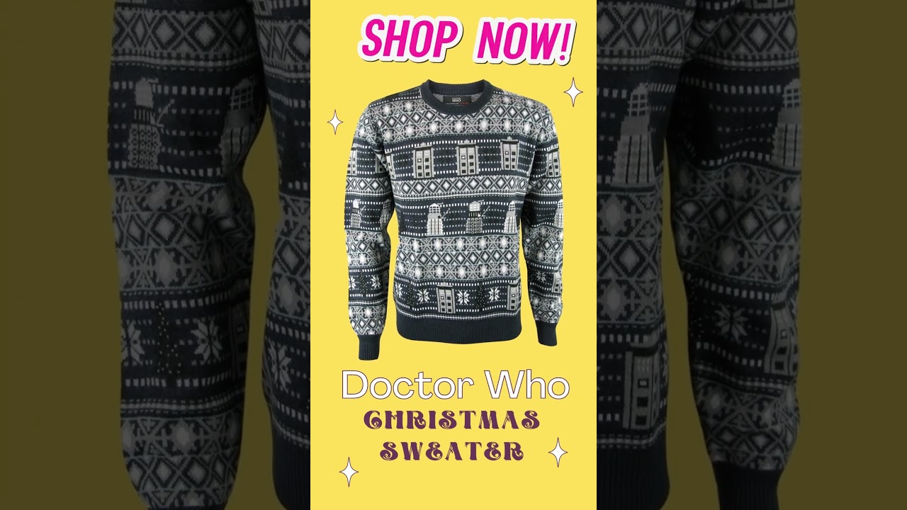 Doctor Who Christmas sweater | Christmas special Doctor Who Merchandise