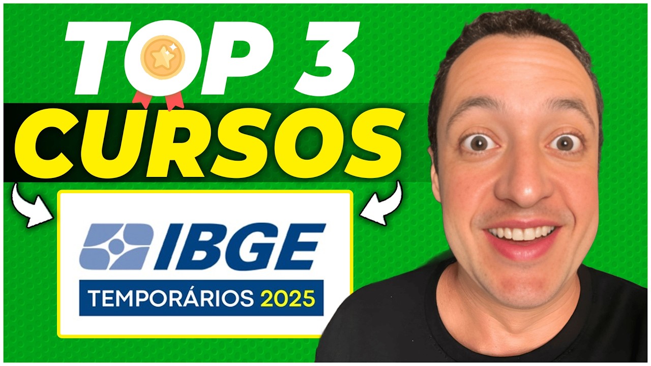 Os 3 Melhores Cursos Preparat&oacute;rios para o Concurso IBGE Tempor&aacute;rio