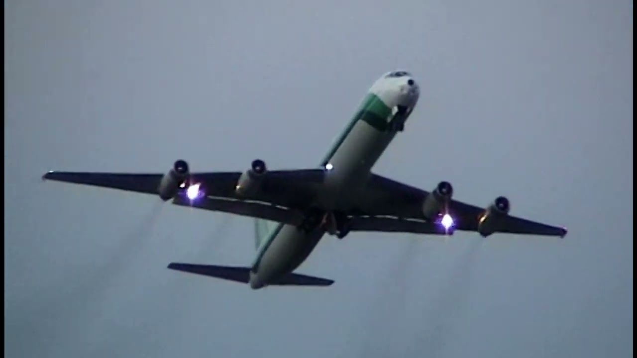TAKE OFF AER TURAS Douglas DC-8-63F  Ostend