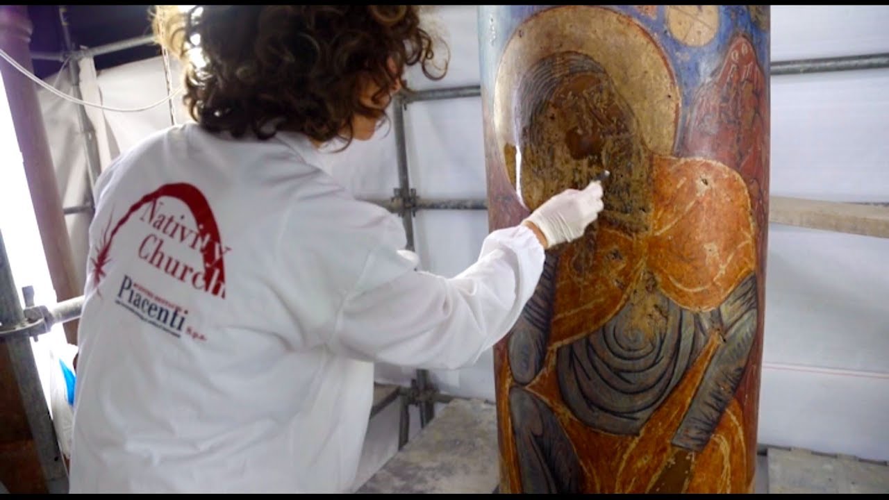 I restauri italiani nella chiesa dove è nato Gesù