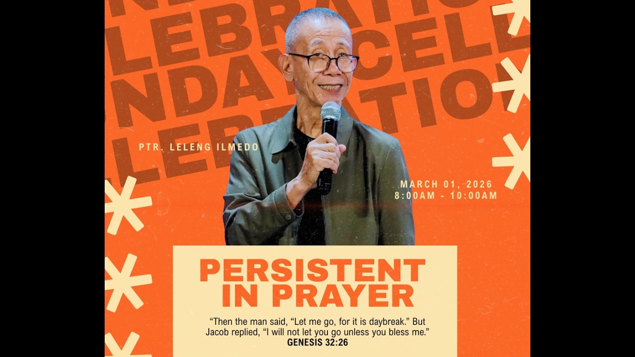 PERSISTENT IN PRAYER // SUNDAY CELL CELEBRATION //  MARCH 01, 2026