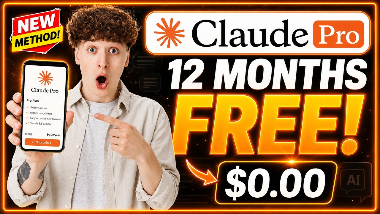 Как получить Claude Pro БЕСПЛАТНО на 12 месяцев (безлимитно) в 2026 году &mdash; Claude AI Pro бесплатн...