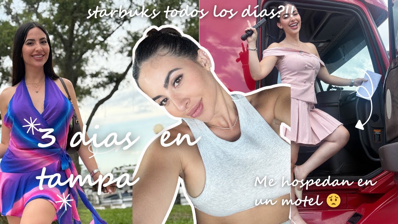 3 días en Tampa 🤩| Me hospedan en un motel por confusión 😱/ restaurantes /
