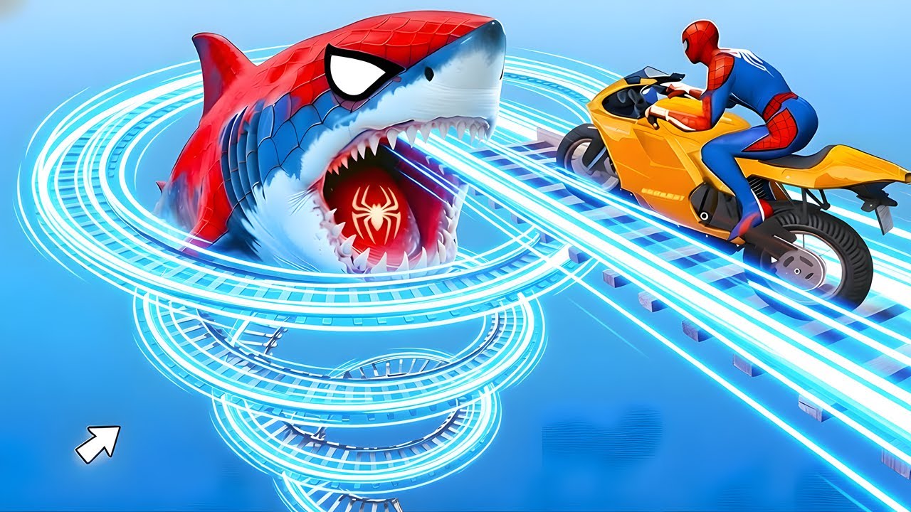 SPIDER-MAN against NICK IN ZOOTOPIA on Spidey Shark Bridge | Funny Games GTA 5 Rockstar
