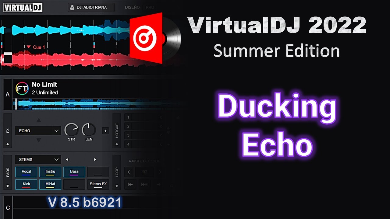 Ducking Echo en @VirtualDJ