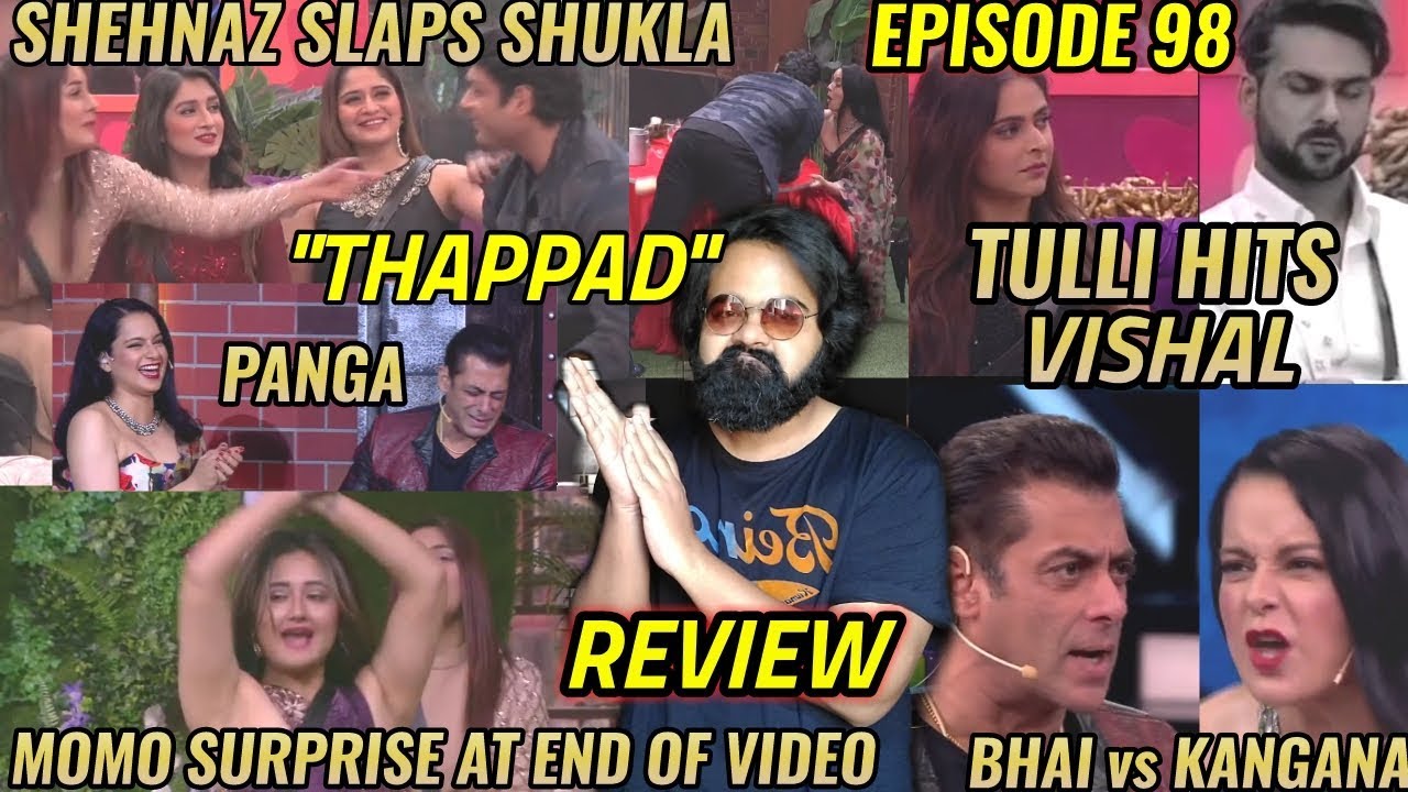BIGG BOSS SEASON 13 | EPISODE 98 | 5th JANUARY 2020 | REVIEW | SHEHNAZ SLAPS SHUKLA |VISHAL vs TULLI