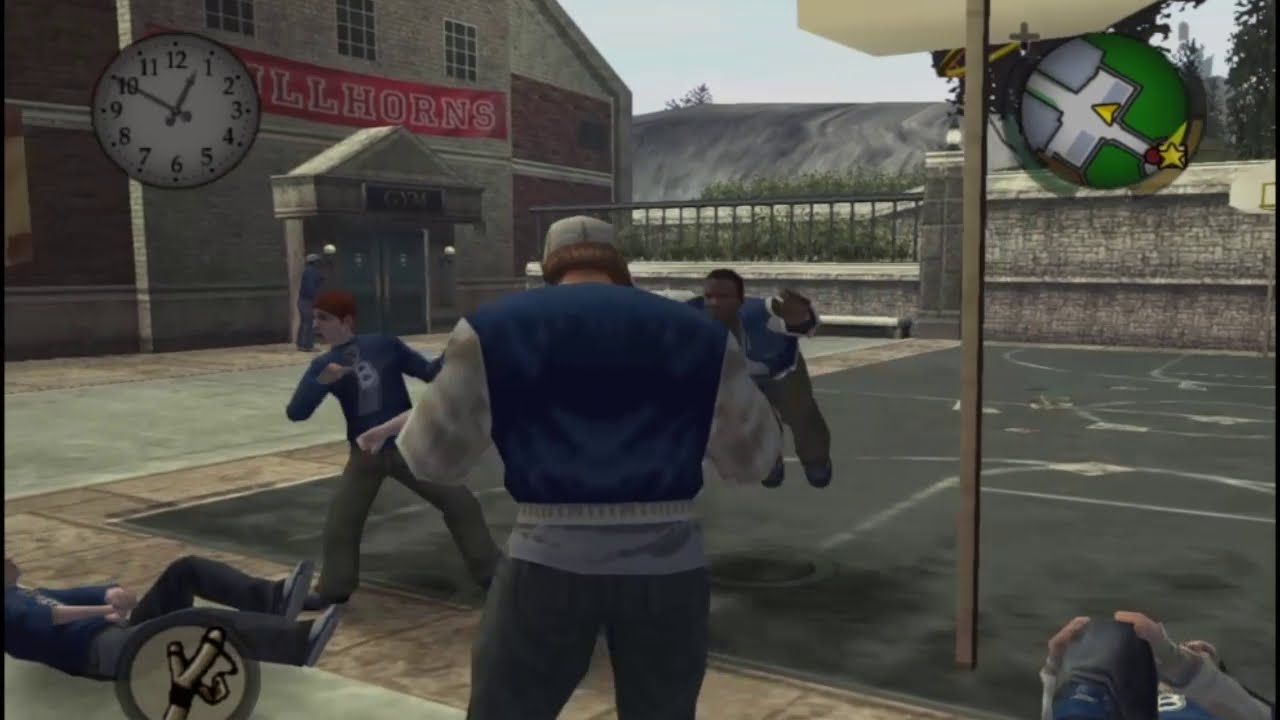 Bully (PS4) - Fighting The Jocks While The Bullies Theme Plays [Part 1]