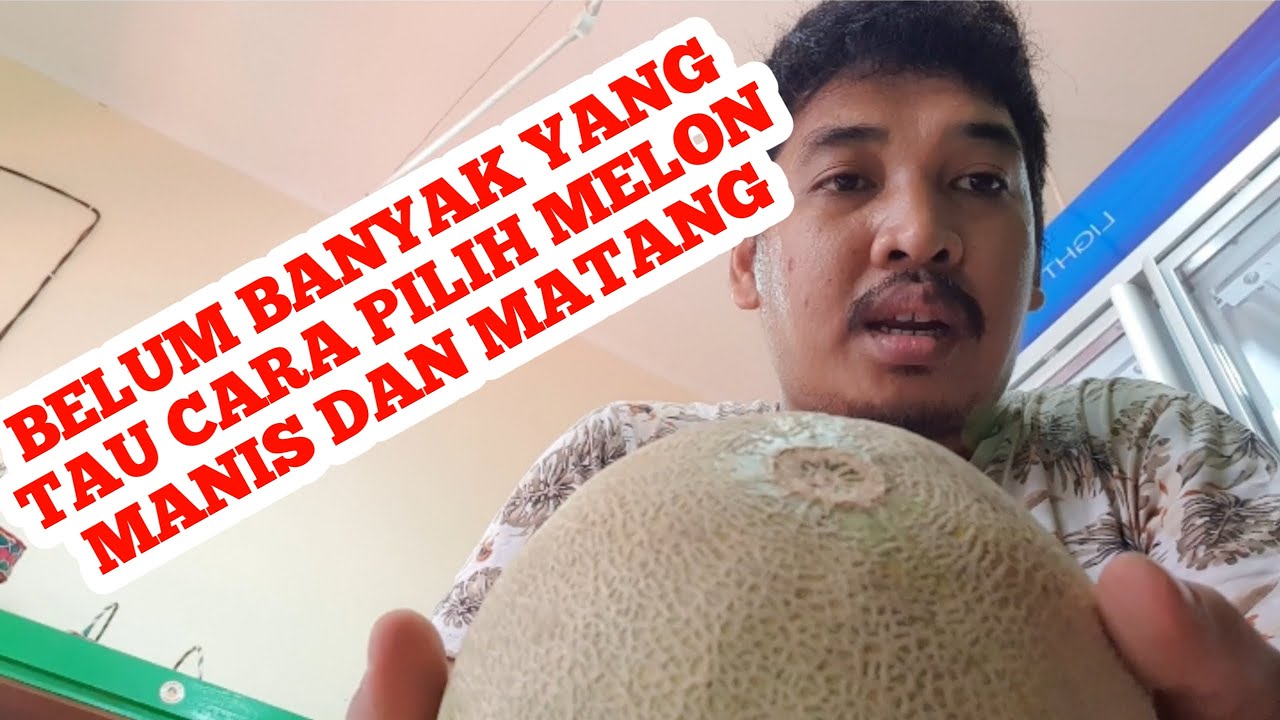 tips mudah cara memilih melon yang manis dan matang