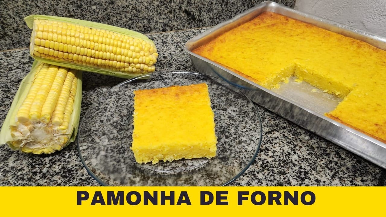 PAMONHA DE FORNO | É SÓ BATER NO LIQUIDIFICADOR