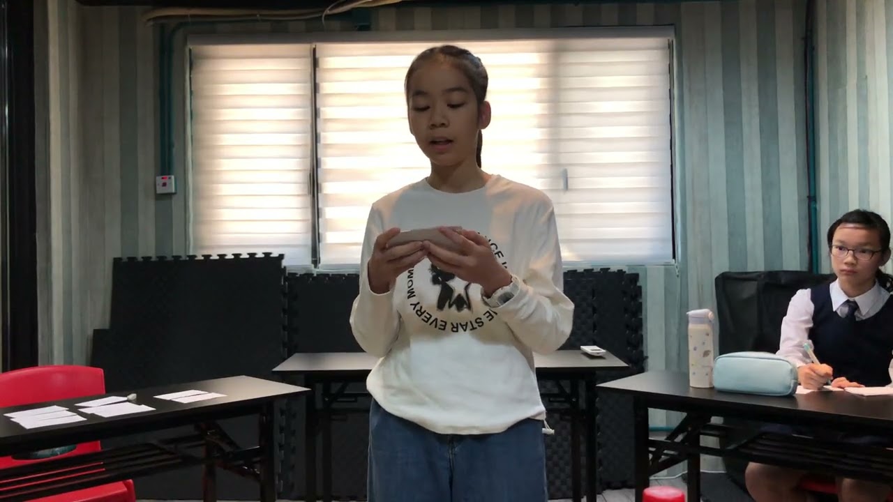 辯論道場全港小學生辯論比賽2025初賽 司徒浠渝 學堂中辯 對 方靖嵐 救恩學校（小學部）