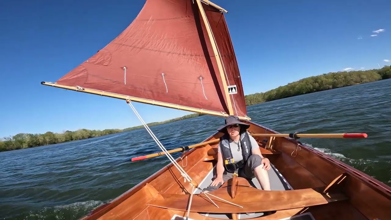 Sailing the CLC Skerry in 18-20mph wind