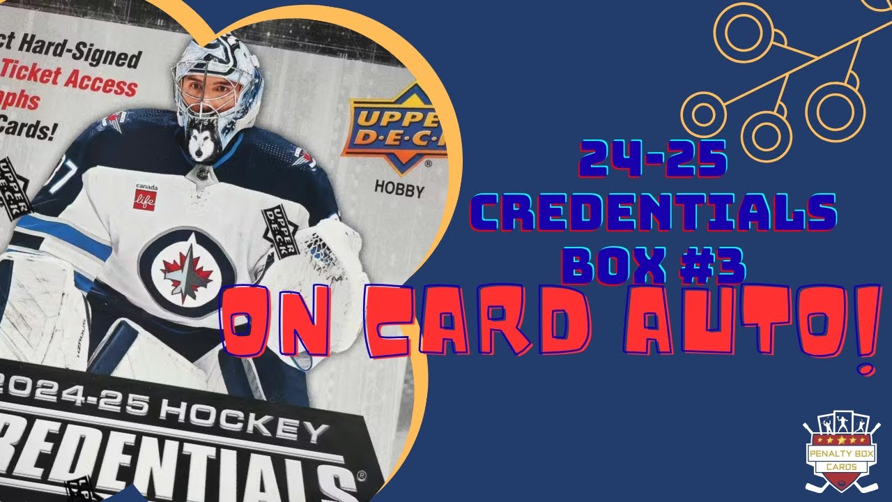 On Card Auto! 24-25 Credentials Box # 3