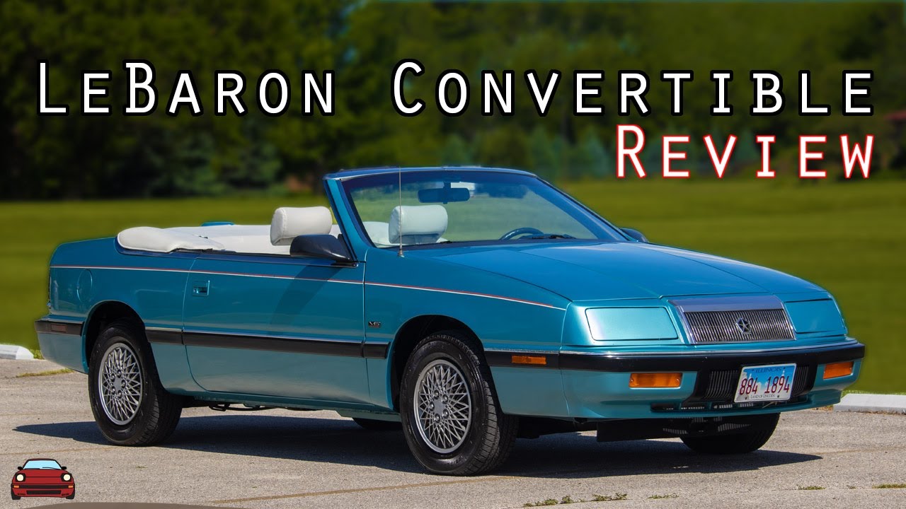 1992 Chrysler LeBaron Convertible Review - Just Smile & Wave!