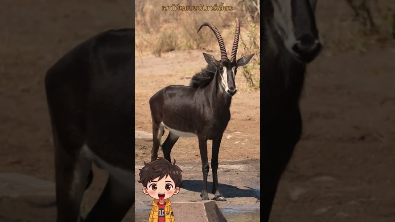 Giant sable Antelope-โรงเล่า Channel 