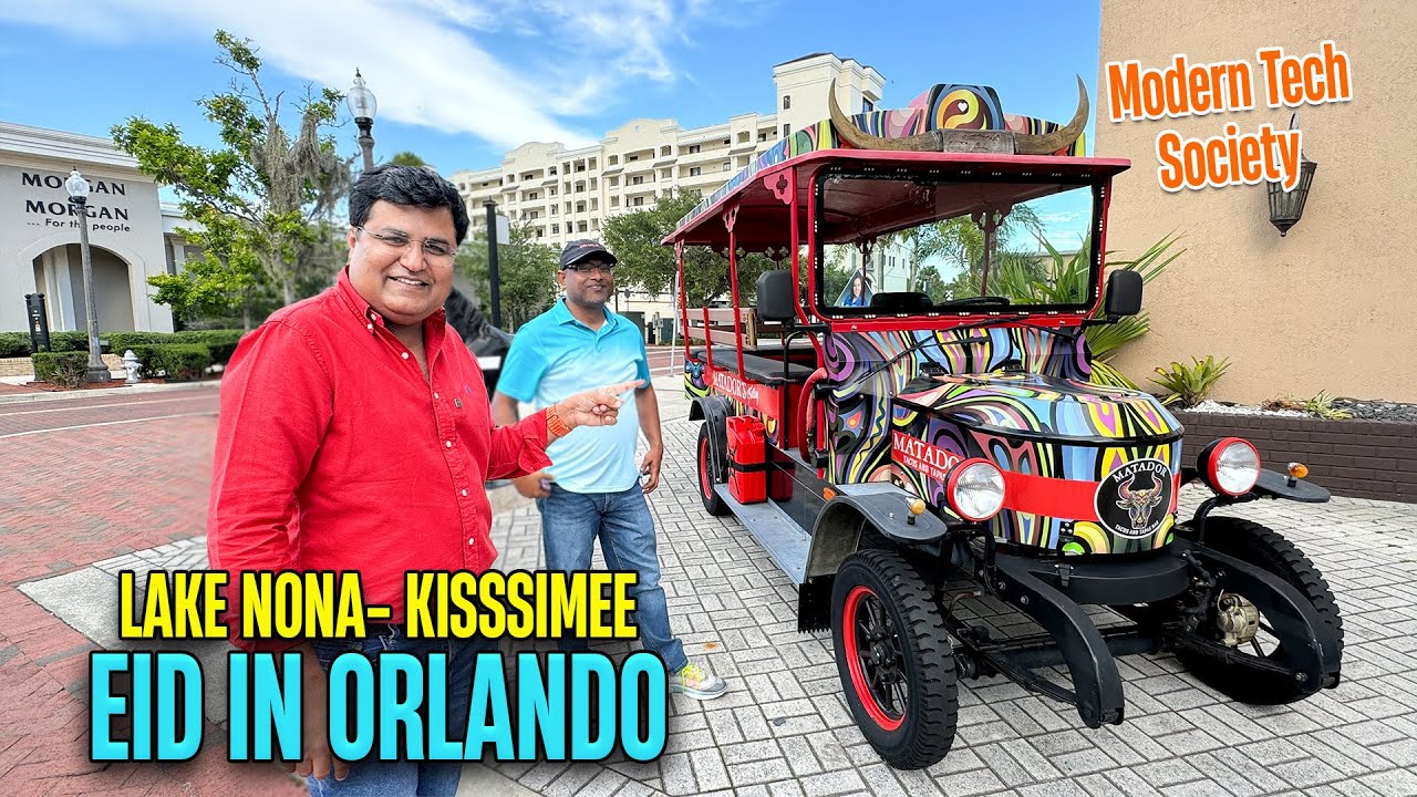 Eid Day in USA | Modern Area Lake Nona & Kissimmee Tour ( Father's day)
