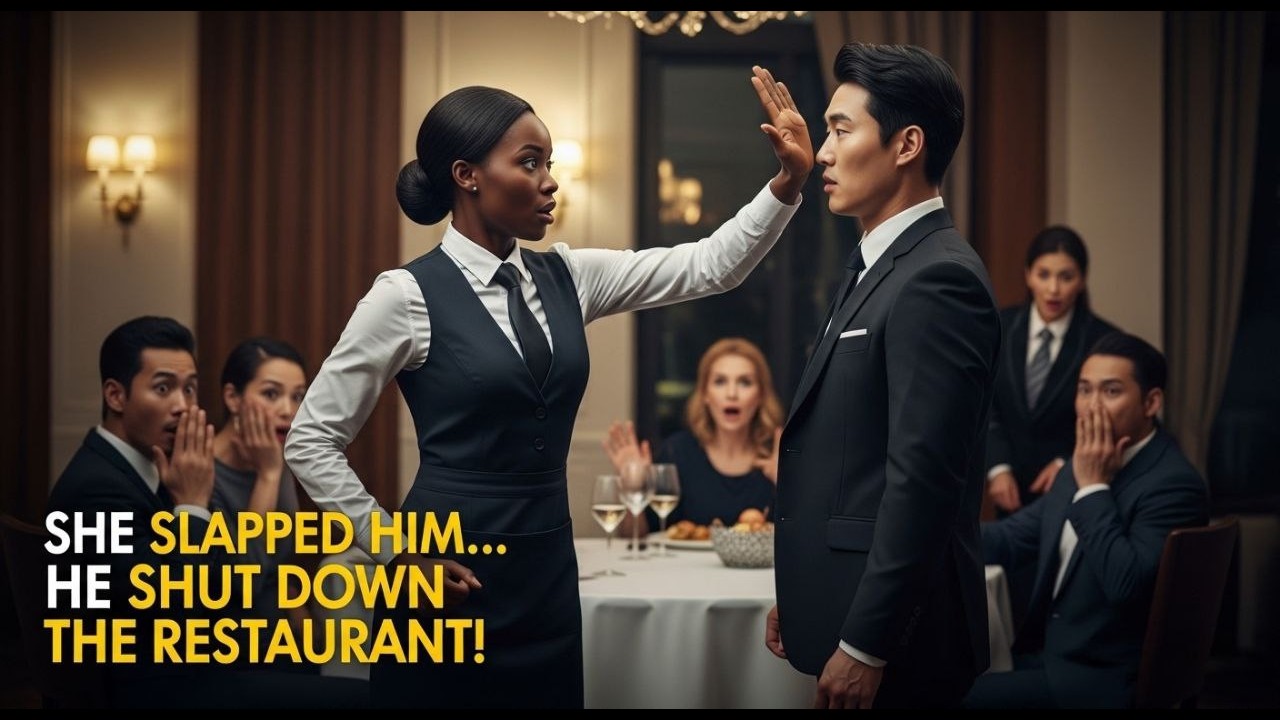 Black Waitress Slapped a Korean Mafia King In Front of Everyone - What He Did Next Shut Down