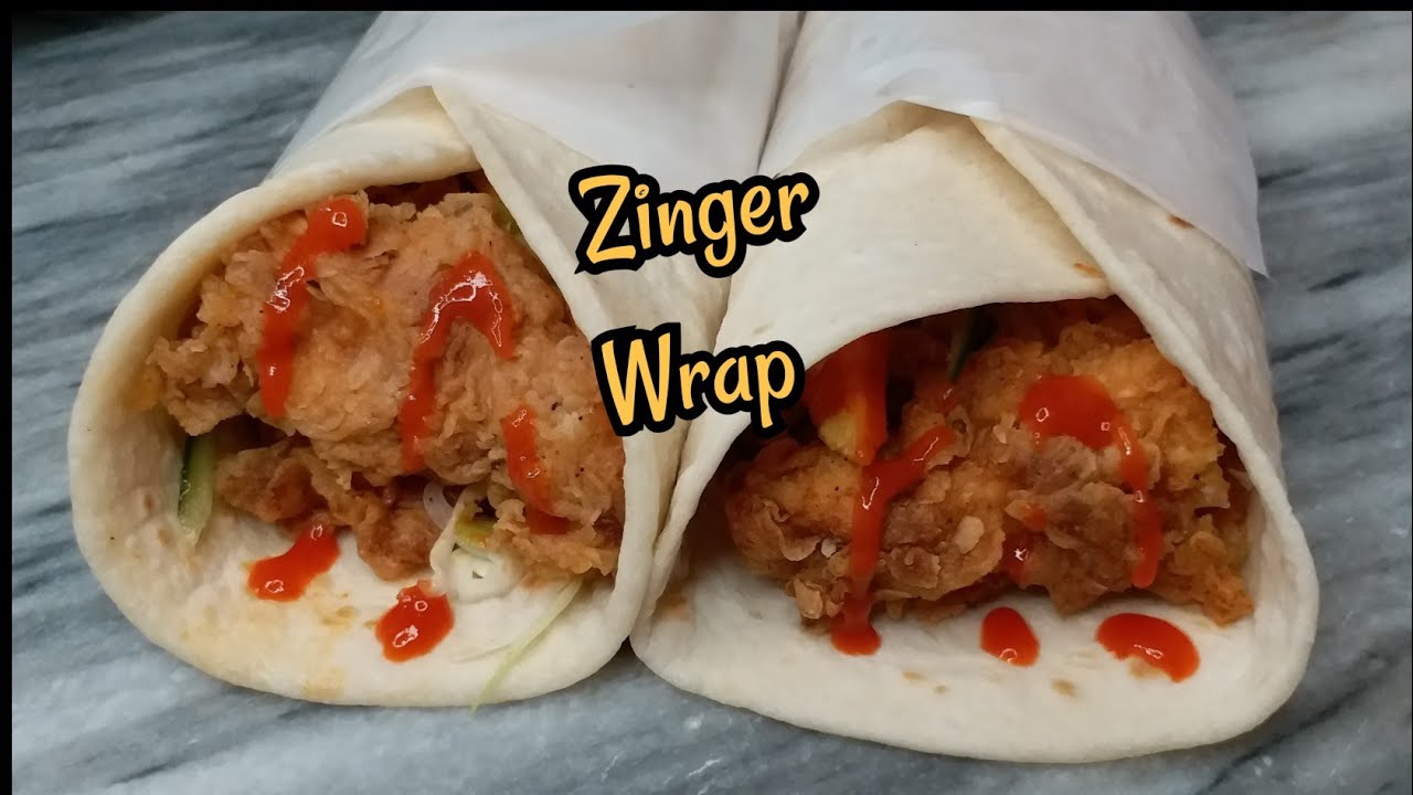 Zinger wrap - Crispy Zinger Wrap - Recipe By Cook 4 You