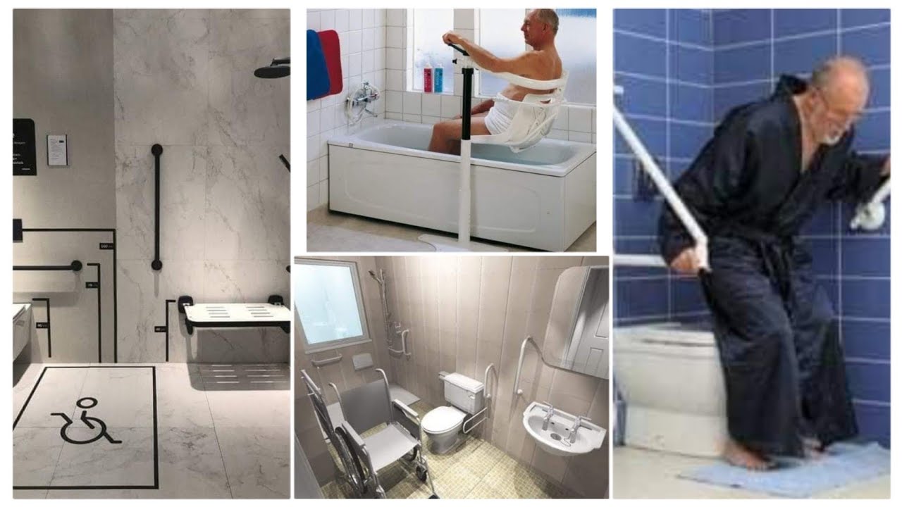 اذا كان يعيش معك أحد كبار السن أو ذوي الاحتياجات الخاصة صمم له حمامه الخاص🛀 Bathroom Ideas