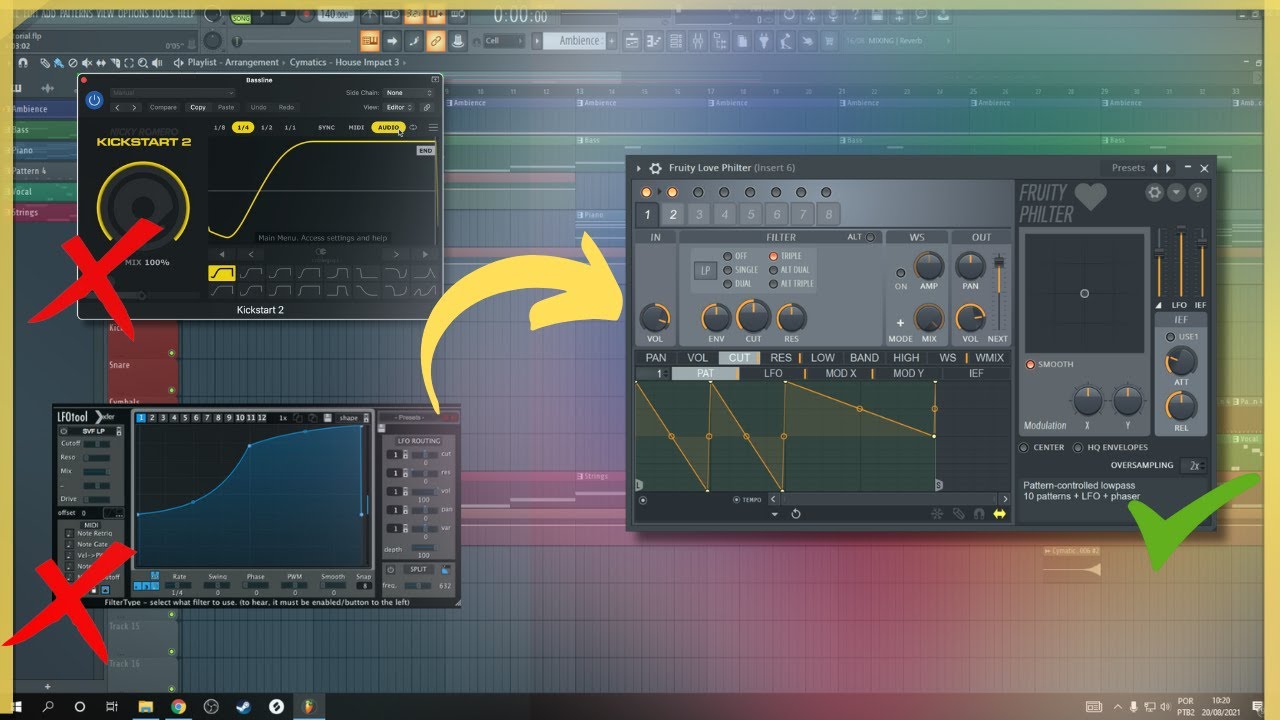 As 3 MELHORES Formas de SIDECHAIN Para Sua MÚSICA! | Tutorial Fl Studio