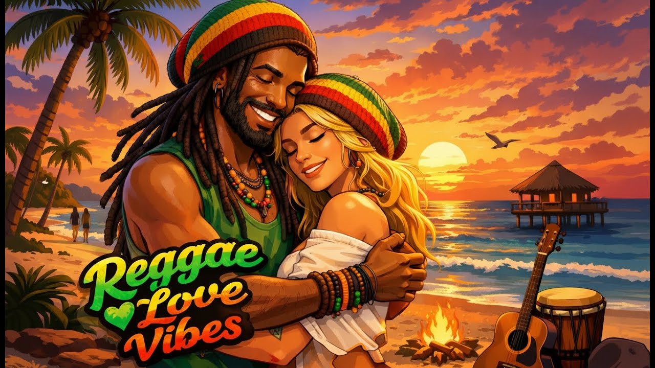 Reggae Love Vibes Relaxing Music ❤️🌴 Calm Mood & Stress Relief