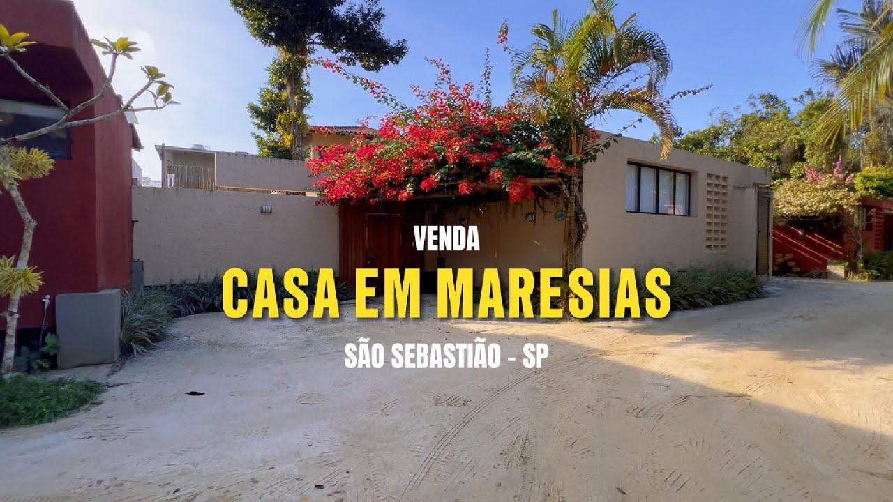 Casa em condomínio a 60m da praia no Litoral Norte | Maresias - SP