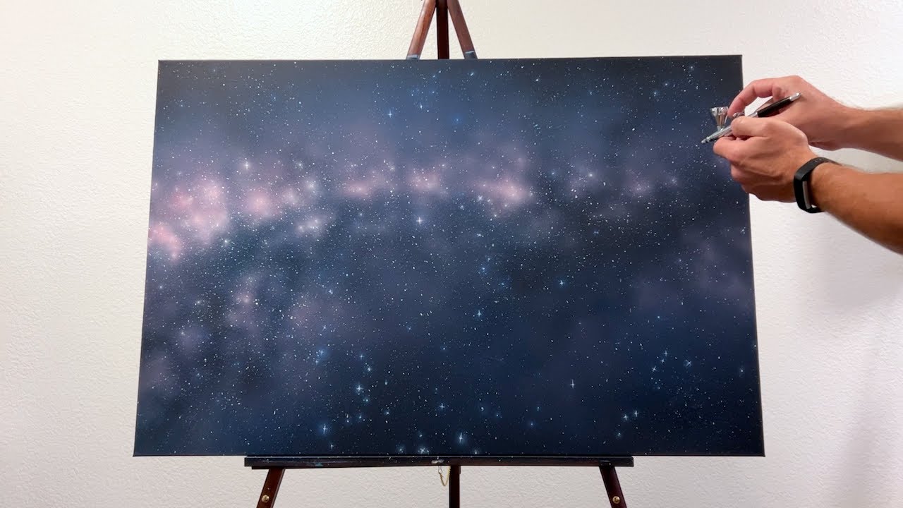 Cosmos | Celestial Outer Space Galaxy Painting