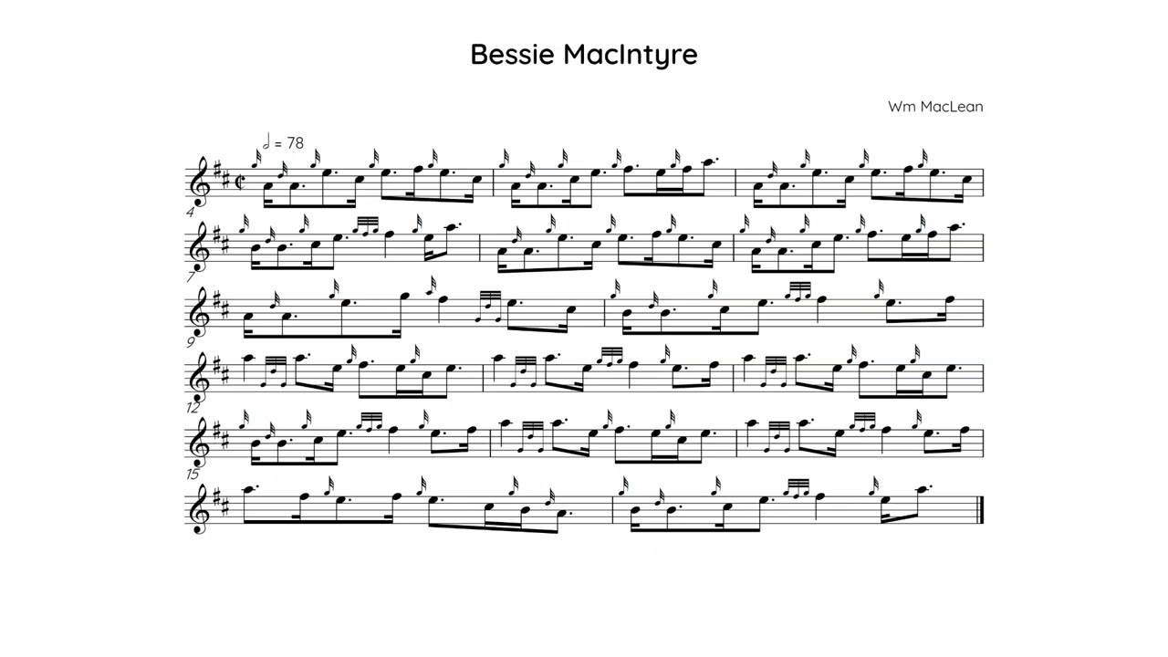 Bessie MacIntyre, low pitch quarter speed