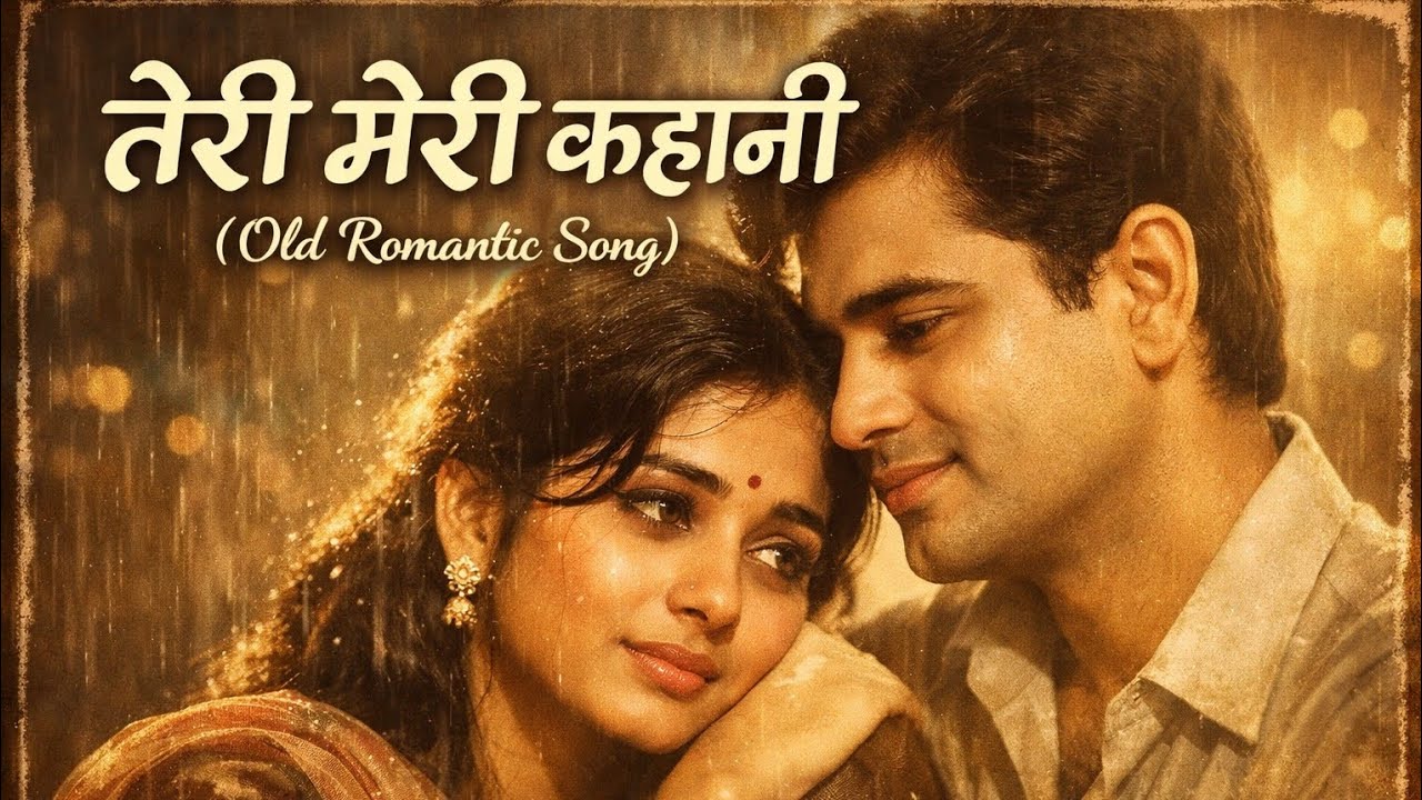 तेरी मेरी कहानी | Old Hindi Romantic Song | 60s 70s Style Love Song | Evergreen Melody