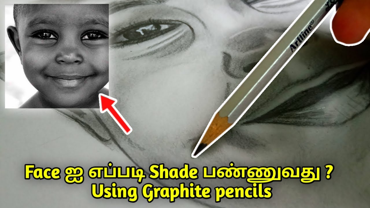 How to shade a Face? | How to shade a Face step by step | Jasmeer Ahamed Arts