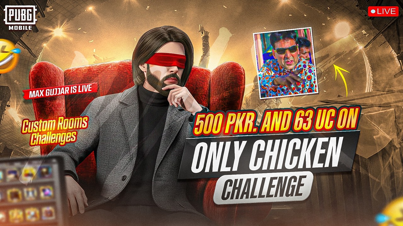 PUBG MOBILE LIVE CUSTOM ROOMS CHALLENGES & UC GIVEAWAYS #maxgujjaryt #pubgmobile #live