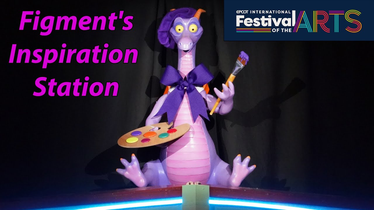 Figment's Inspiration Station Tour & Figment Popcorn Bucket Pickup - EPCOT Festival of the Arts 2023