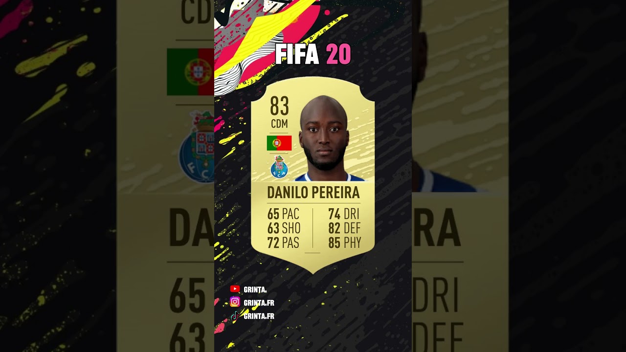 L'&eacute;volution FIFA de Danilo Pereira ! #fifa #ratingyourteams #football #fc24