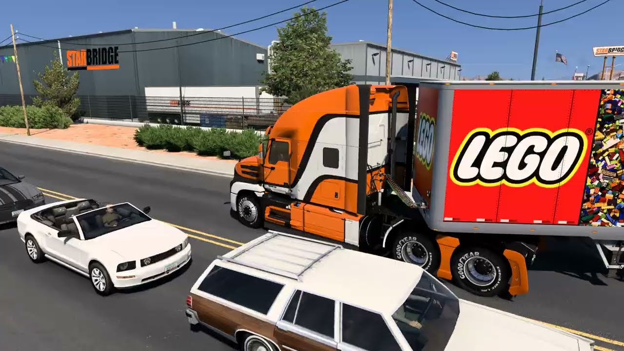 American Truck Simulator mods trailer 