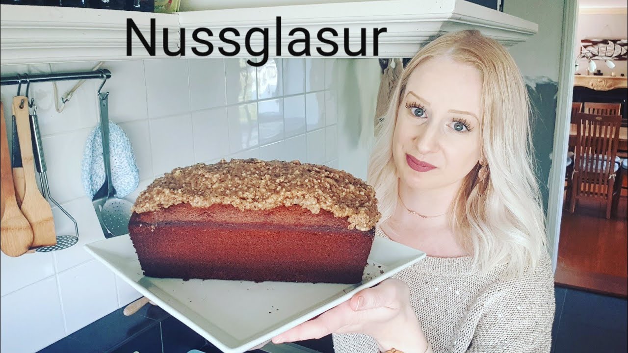 Vegan | Nussglasur für Nusskuchen |