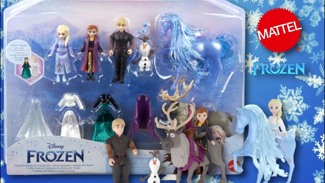 Распаковка/обзор набора кукол Disney Frozen Fashions and Friends Small Princess от Mattel ❄️