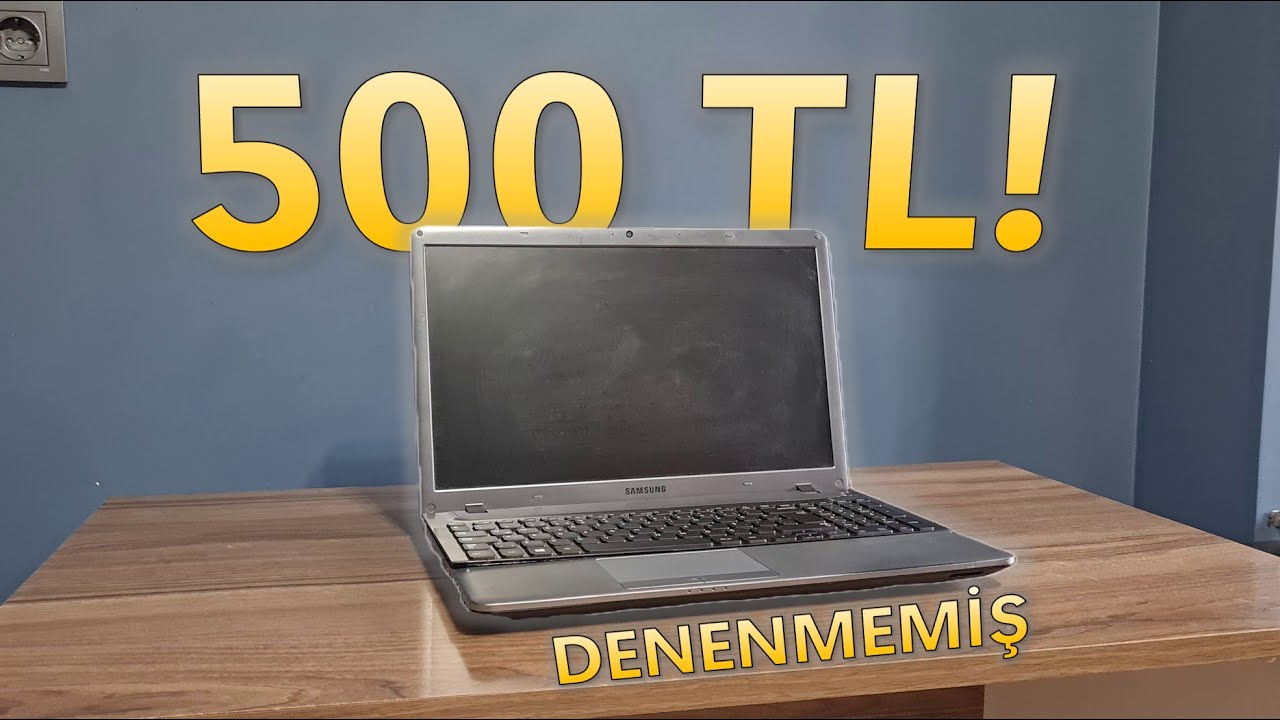 500 TL'ye Denenmemiş Laptop Aldım! Bakalım Nasıl?