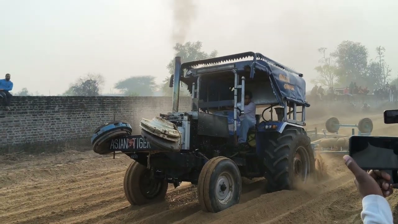 Gilli nan group ka tractor h bhai power check kro #competition #automobile #far