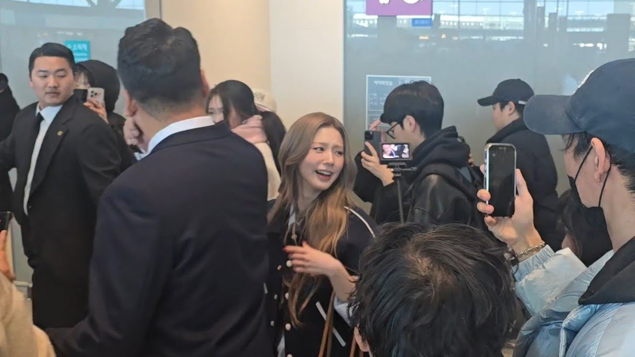 Miyeon inside the Airport Terminal 260225